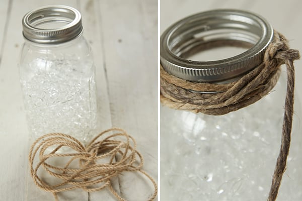 Camellias in Mason Jars Step 4