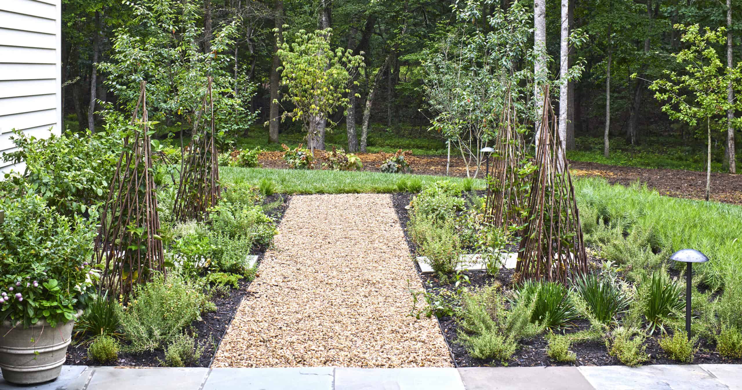 Kitchen and Herb Garden at the Southern Living Idea House